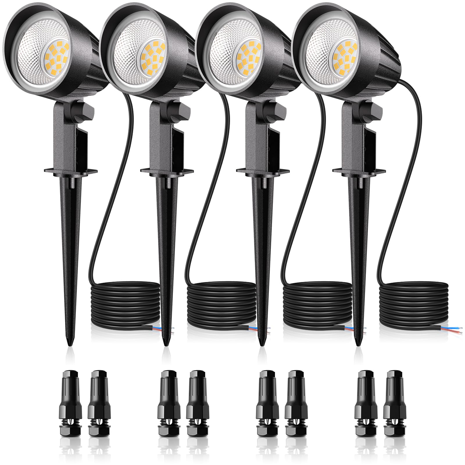 MEIKEE 7W Low Voltage LED Landscape Lights 800LM 12V Outdoor